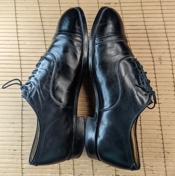 Johnston & Murphy Aristocraft Black leather captoe Oxford Dress shoes men\'s sz 8 main image 6